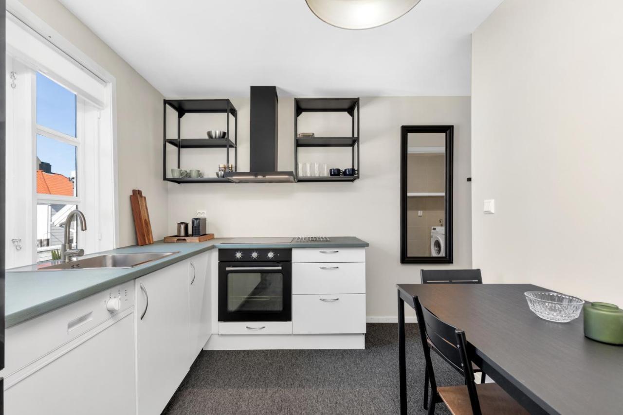 Central Studio Apartment In 스타방에르 외부 사진
